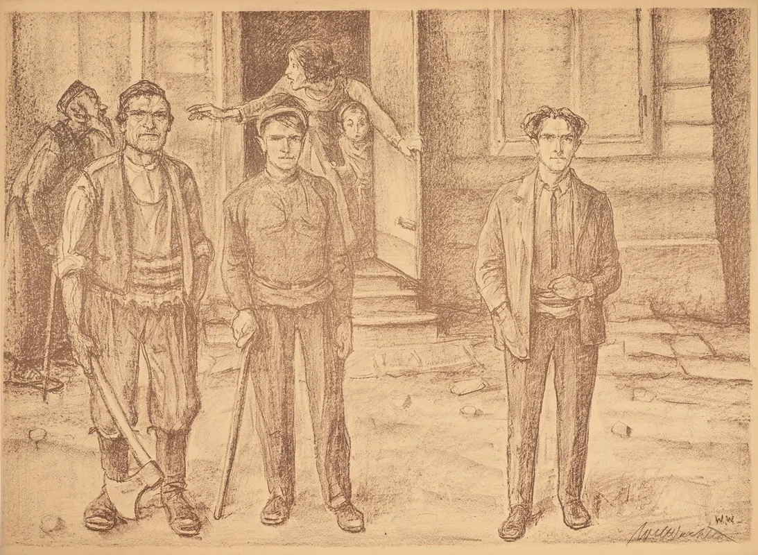In Anticipation Of The Massacre Wall Art by Wilhelm Wachtel - High-Resolution Digital Print