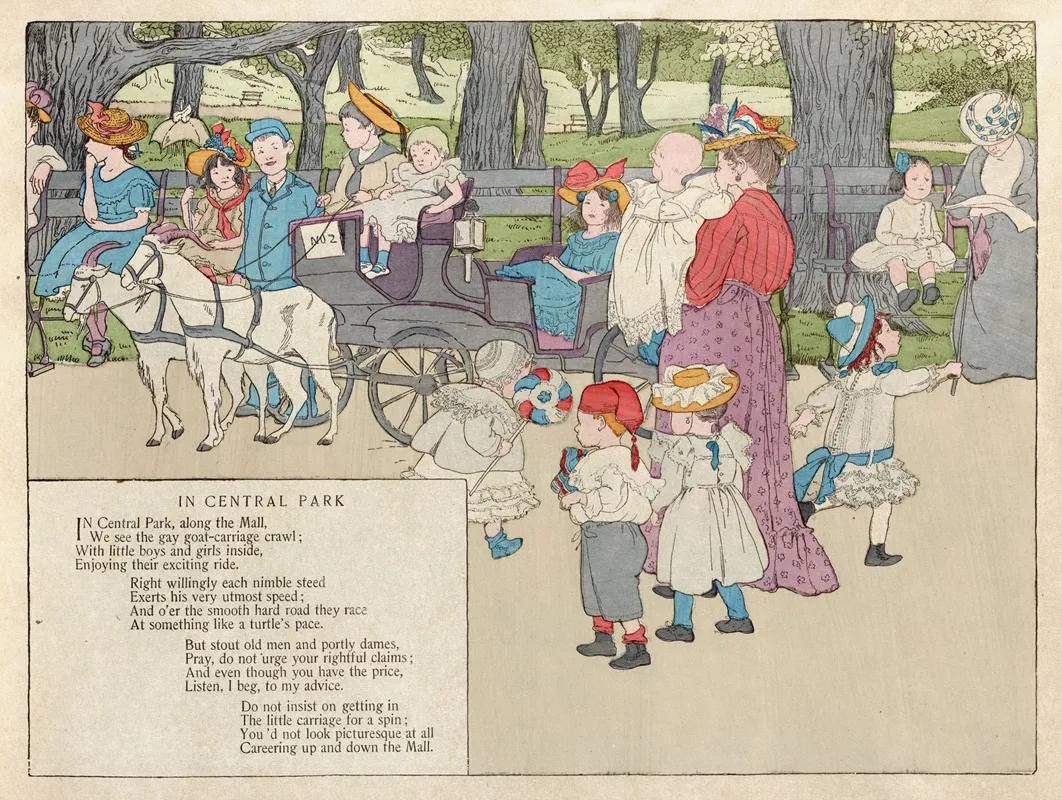 In Central Park Wall Art by Ethel Mars - High-Resolution Digital Print