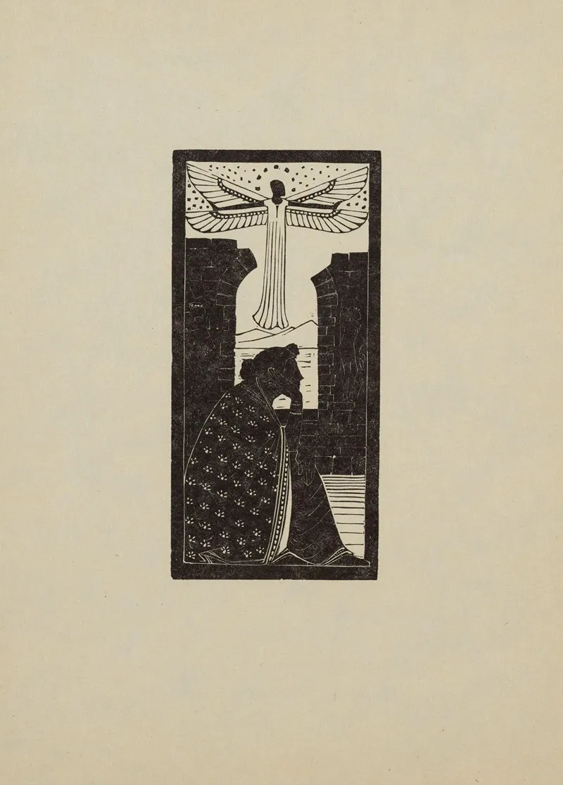 In De Ruinen Eener Tempel I Wall Art by Karel de Bazel - High-Resolution Digital Print