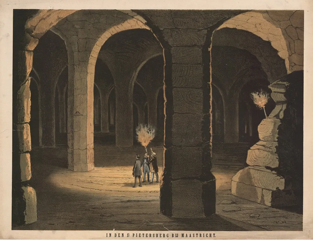 In Den St Pietersberg Bij Masstricht Wall Art by Hendrik Jan van Lummel - High-Resolution Digital Print
