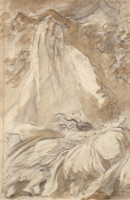 In Despair Olympia Throws Herself On The Bed Illustration For Canto X Verse 27 Of Lodovico Ariostos Orlando Furioso