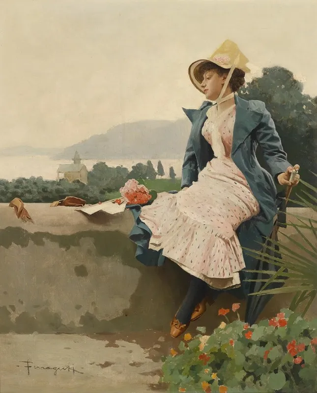 In Erwartung Wall Art by Arnaldo Ferraguti - High-Resolution Digital Print