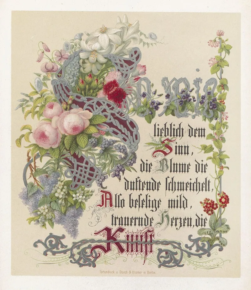 In Freude Und Leid Pl 03 Wall Art by Alwine Schroedter - High-Resolution Digital Print