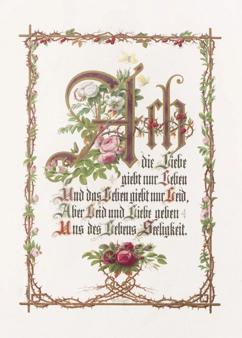 In Freude Und Leid Pl 06 Wall Art by Alwine Schroedter - High-Resolution Digital Print