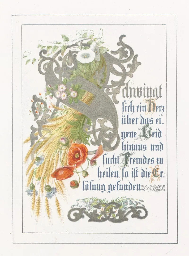 In Freude Und Leid Pl 08 Wall Art by Alwine Schroedter - High-Resolution Digital Print