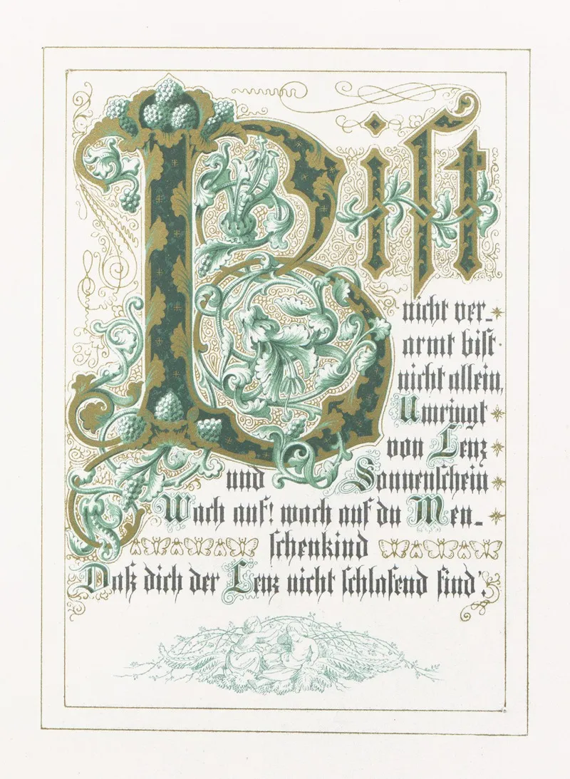 In Freude Und Leid Pl 09 Wall Art by Alwine Schroedter - High-Resolution Digital Print