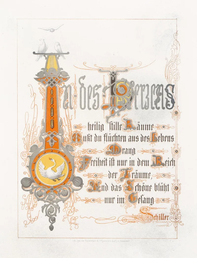 In Freude Und Leid Pl 10 Wall Art by Alwine Schroedter - High-Resolution Digital Print