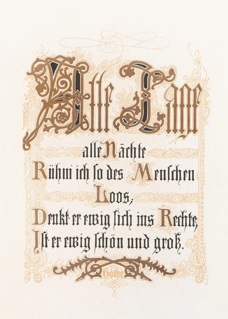 In Freude Und Leid Pl 11 Wall Art by Alwine Schroedter - High-Resolution Digital Print