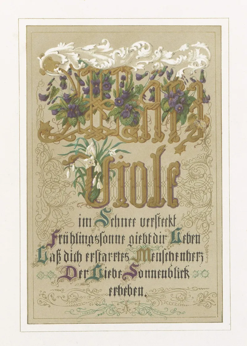 In Freude Und Leid Pl 14 Wall Art by Alwine Schroedter - High-Resolution Digital Print
