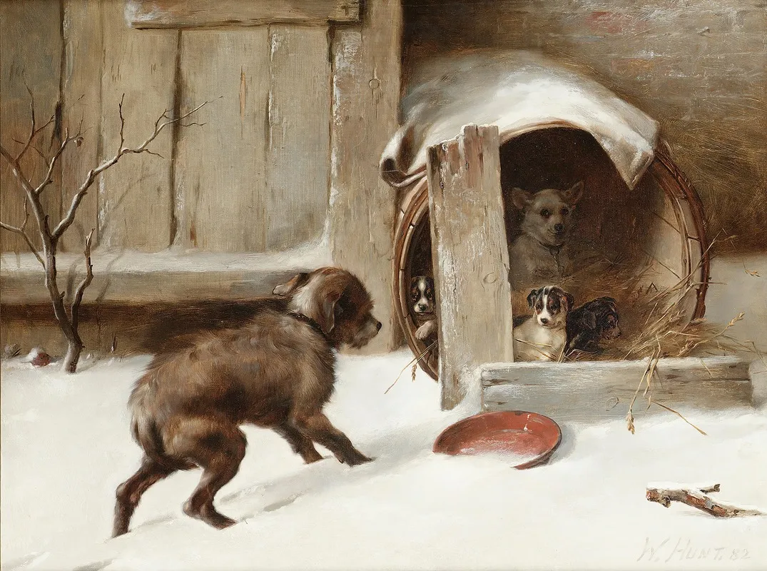 In From The Cold Wall Art by Walter Hunt - High-Resolution Digital Print