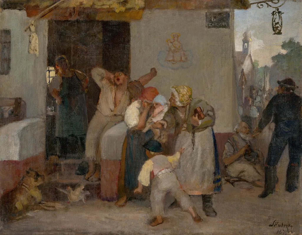 In Front Of A Tavern 2