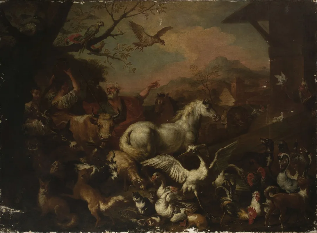 In Front Of Noahs Ark Wall Art by Sinibaldo Scorza - High-Resolution Digital Print