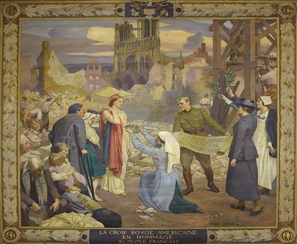 In Homage To The French People Wall Art by Cameron Burnside - High-Resolution Digital Print