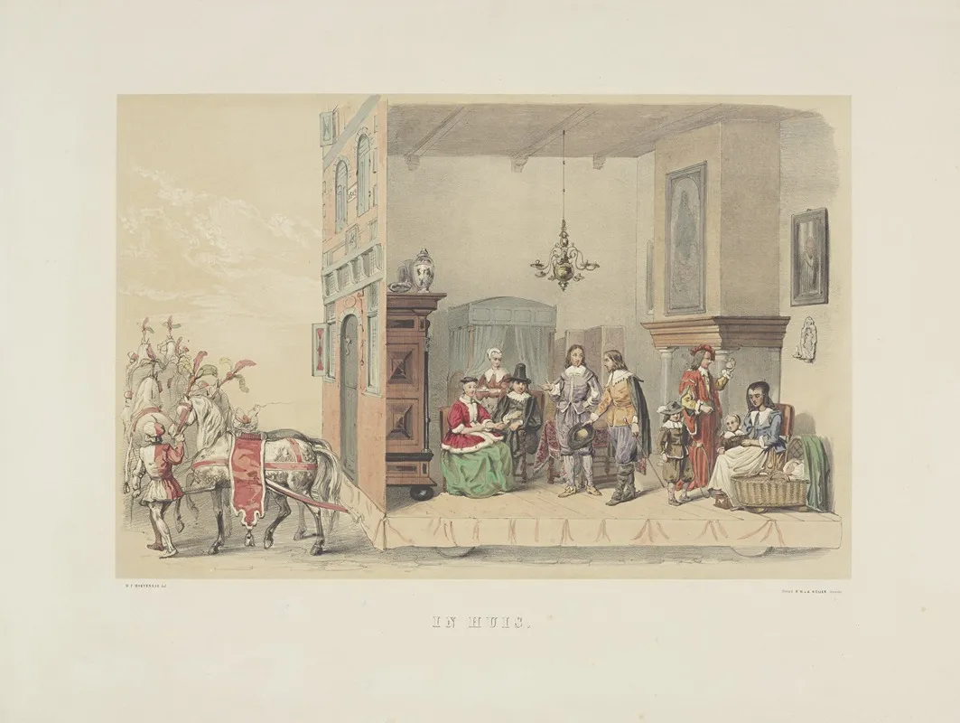 In Huis Wall Art by Pieter Wilhelmus van de Weijer - High-Resolution Digital Print