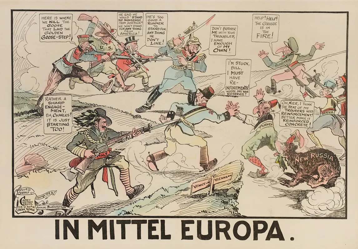 In Mittel Europa Wall Art by Carey Cartoon Service - High-Resolution Digital Print