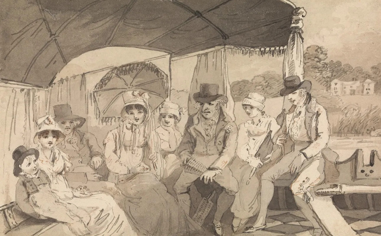 In Mr Barnards Boat Kingston Wall Art by John Nixon - High-Resolution Digital Print