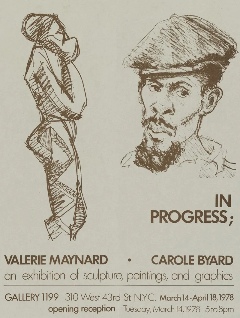 In Progress Sculpture Paintings Graphics An Exhibition Of Works By Valerie Maynard And Carole Byard At Gallery 1199