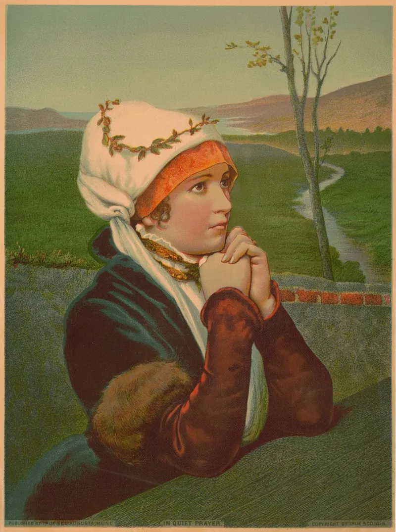In Quiet Prayer Wall Art by True &amp; Co. - High-Resolution Digital Print