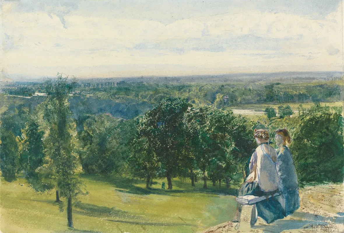 In Richmond Park Wall Art by John William Inchbold - High-Resolution Digital Print