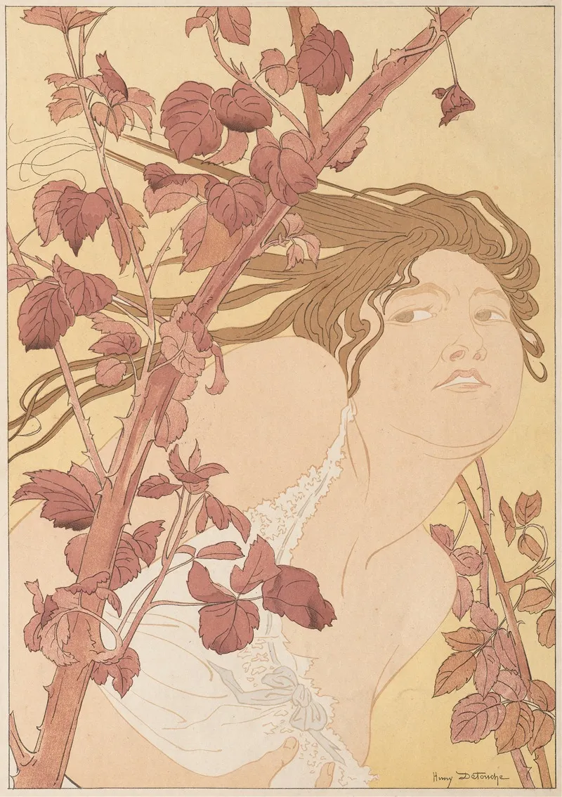 In The Brambles Wall Art by Henri Detouche - High-Resolution Digital Print