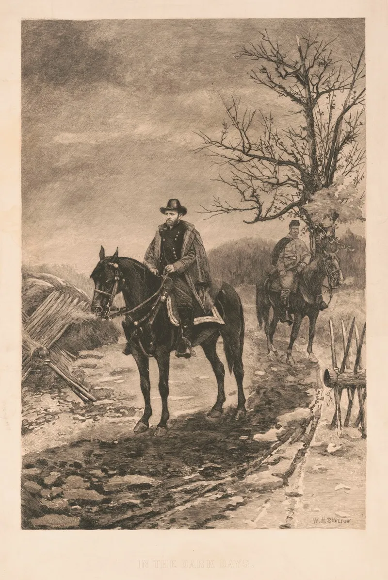 In The Dark Days Ulysses S Grant Wall Art by W.H. Shelton - High-Resolution Digital Print