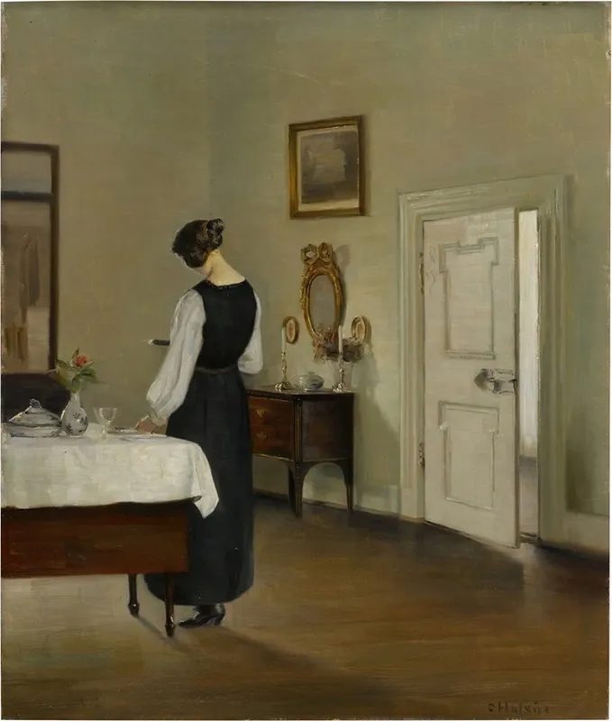 In The Dining Room 2 Wall Art by Carl Holsøe - High-Resolution Digital Print
