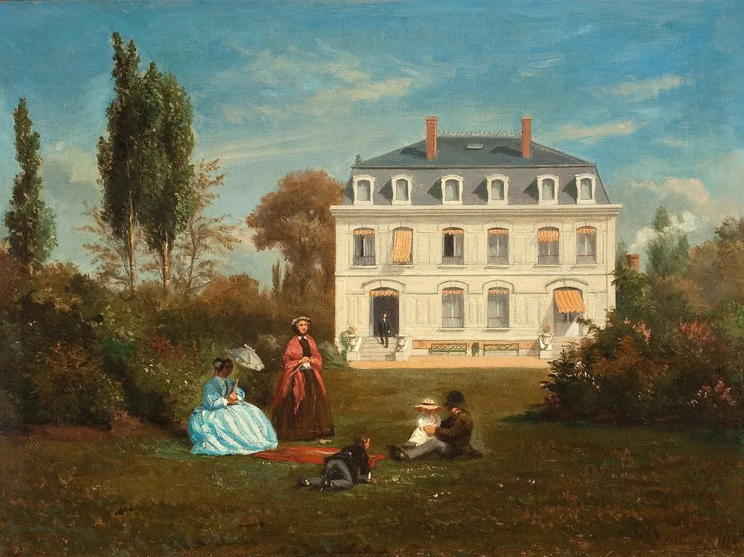 In The Garden 10 Wall Art by Charles Jean Mercier - High-Resolution Digital Print