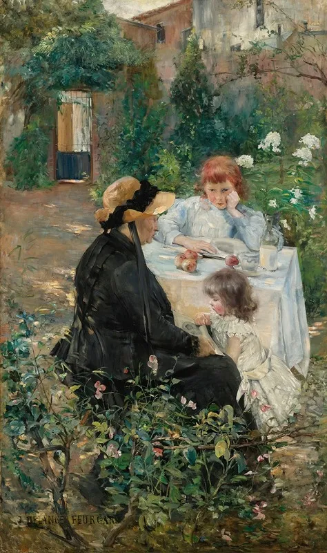 In The Garden 3 Wall Art by Julie Delance-Feurgard - High-Resolution Digital Print