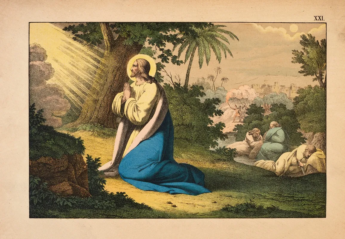 In The Garden Of Gethsemane 3 Wall Art by Theodor Eckardt - High-Resolution Digital Print