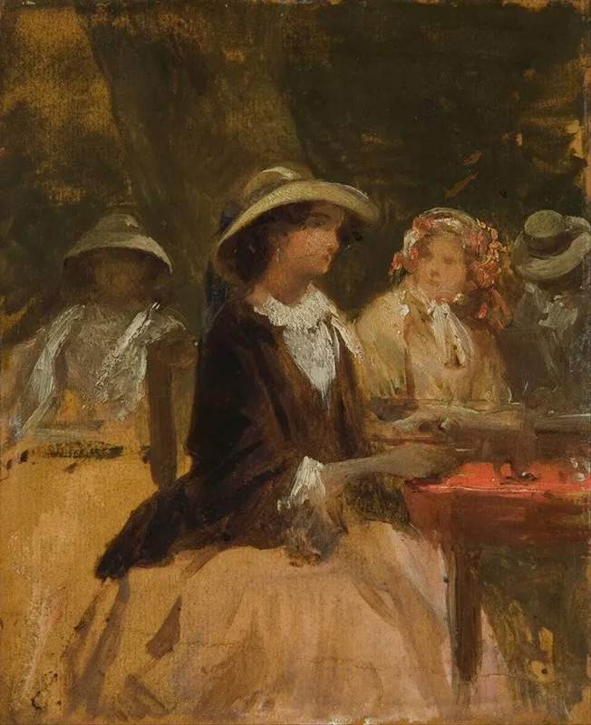 In The Garden Restaurant 2 Wall Art by Josef Navrátil - High-Resolution Digital Print