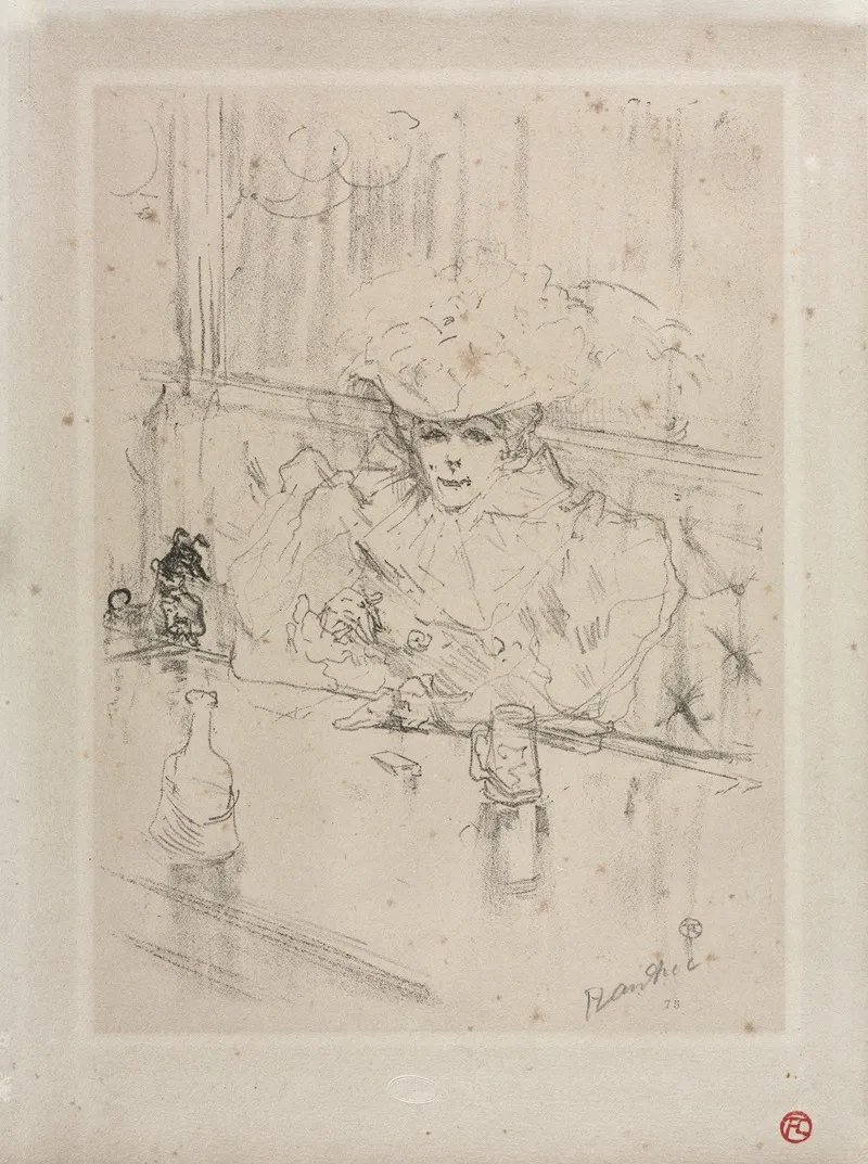 In The Hanneton Wall Art by Henri de Toulouse-Lautrec - High-Resolution Digital Print