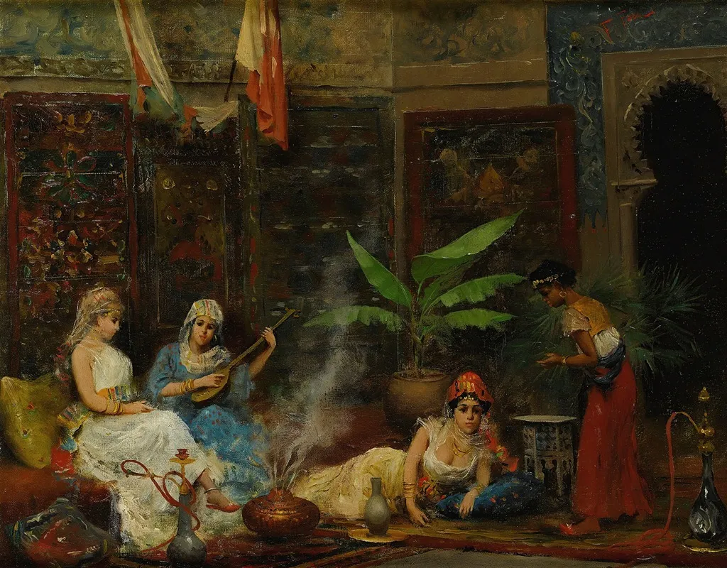 In The Harem 2 Wall Art by Fabio Fabbi - High-Resolution Digital Print