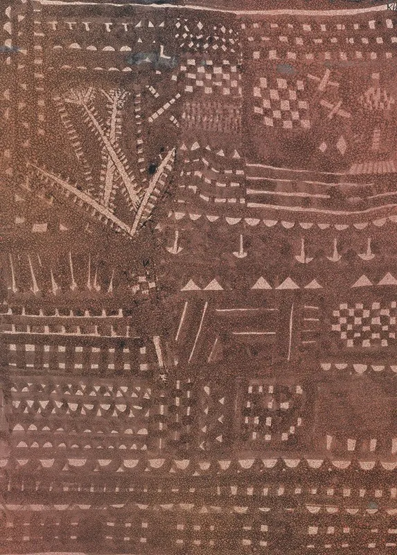 In The Manner Of A Leather Tapestry