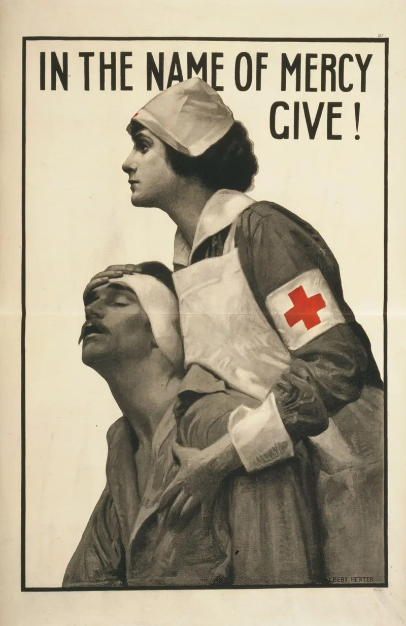In The Name Of Mercy Give Wall Art by Albert Herter - High-Resolution Digital Print