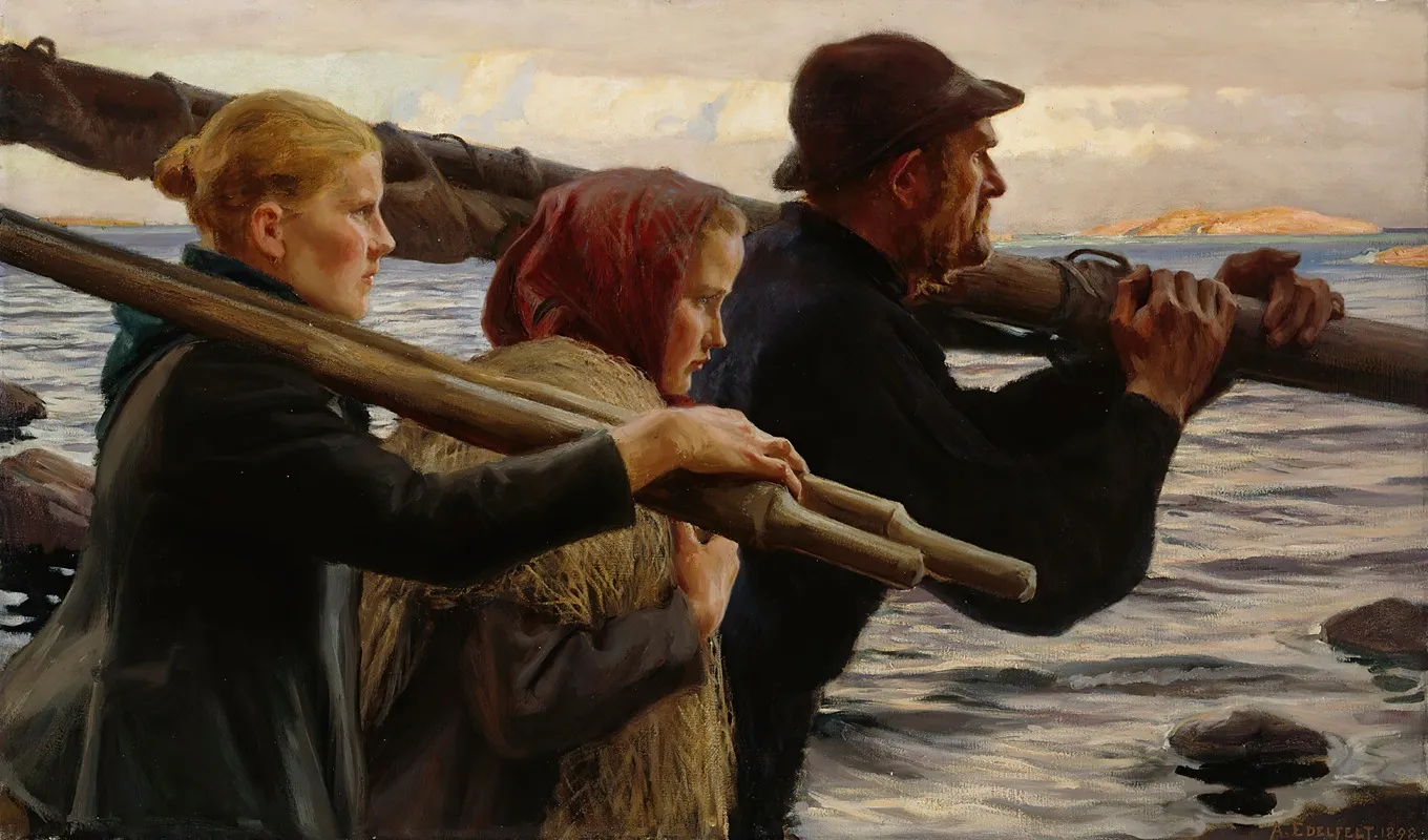 In The Outer Archipelago Wall Art by Albert Edelfelt - High-Resolution Digital Print
