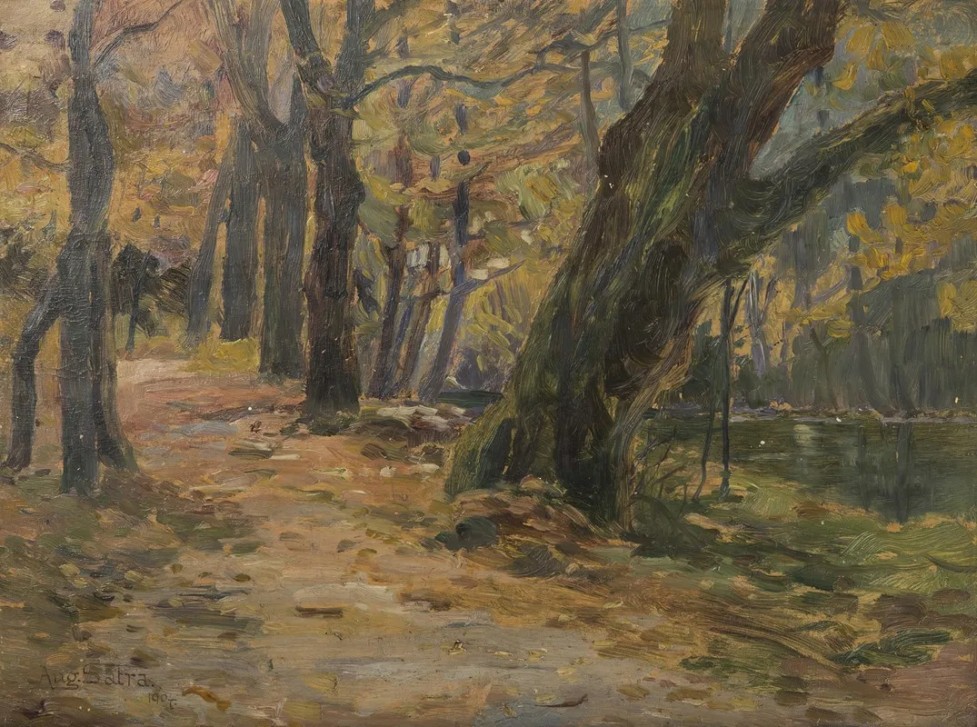 In The Park 2 Wall Art by Augustin Satra - High-Resolution Digital Print