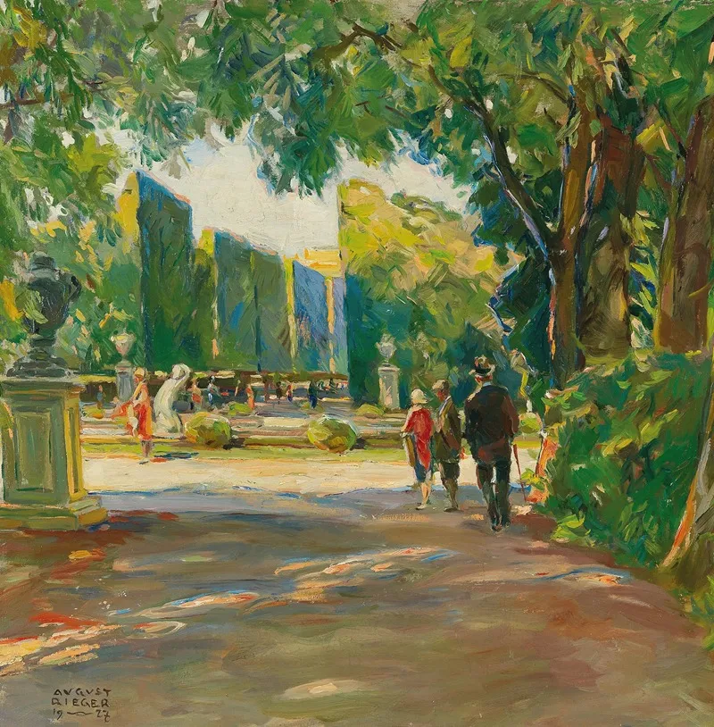 In The Park Of Schonbrunn Palace