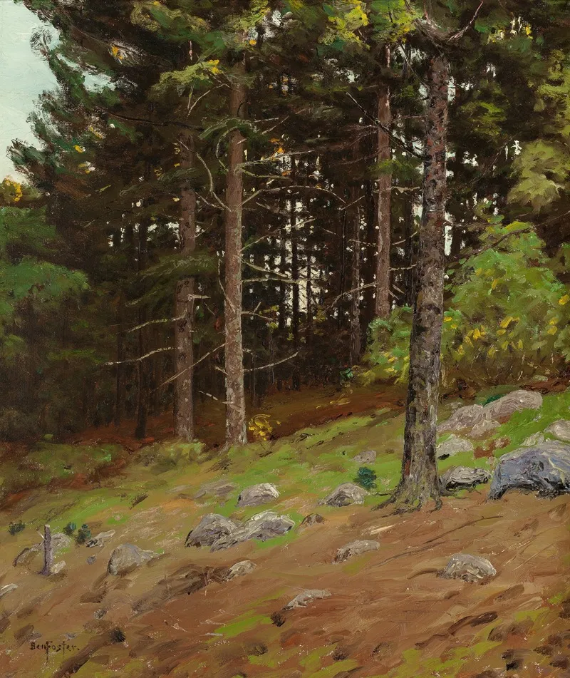 In The Pines Wall Art by Ben Foster - High-Resolution Digital Print