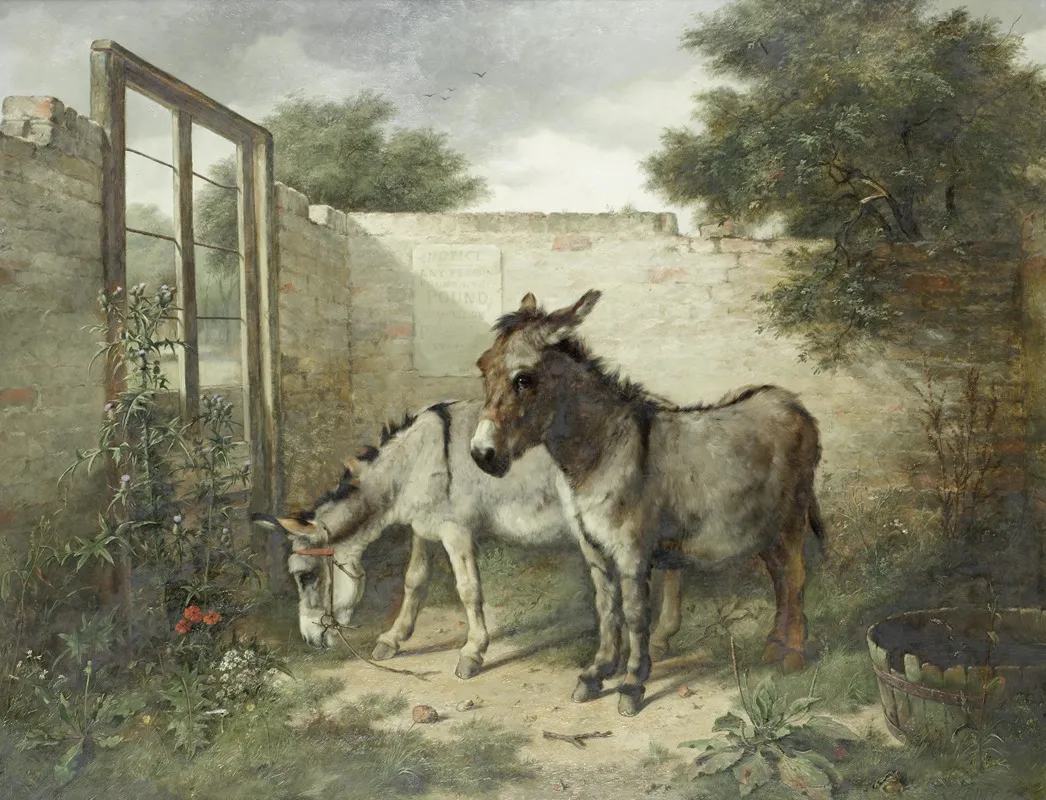 In The Pound Wall Art by Walter Hunt - High-Resolution Digital Print