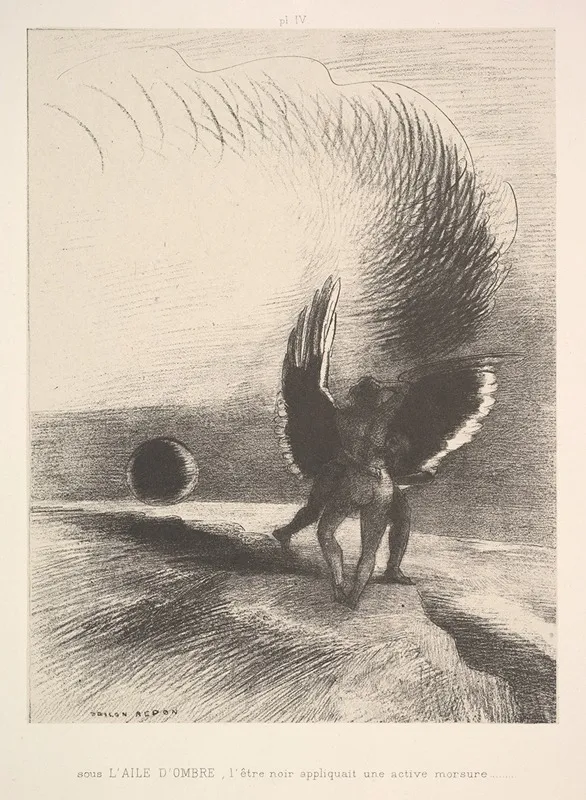 In The Shadow Of The Wing The Black Creature Bit