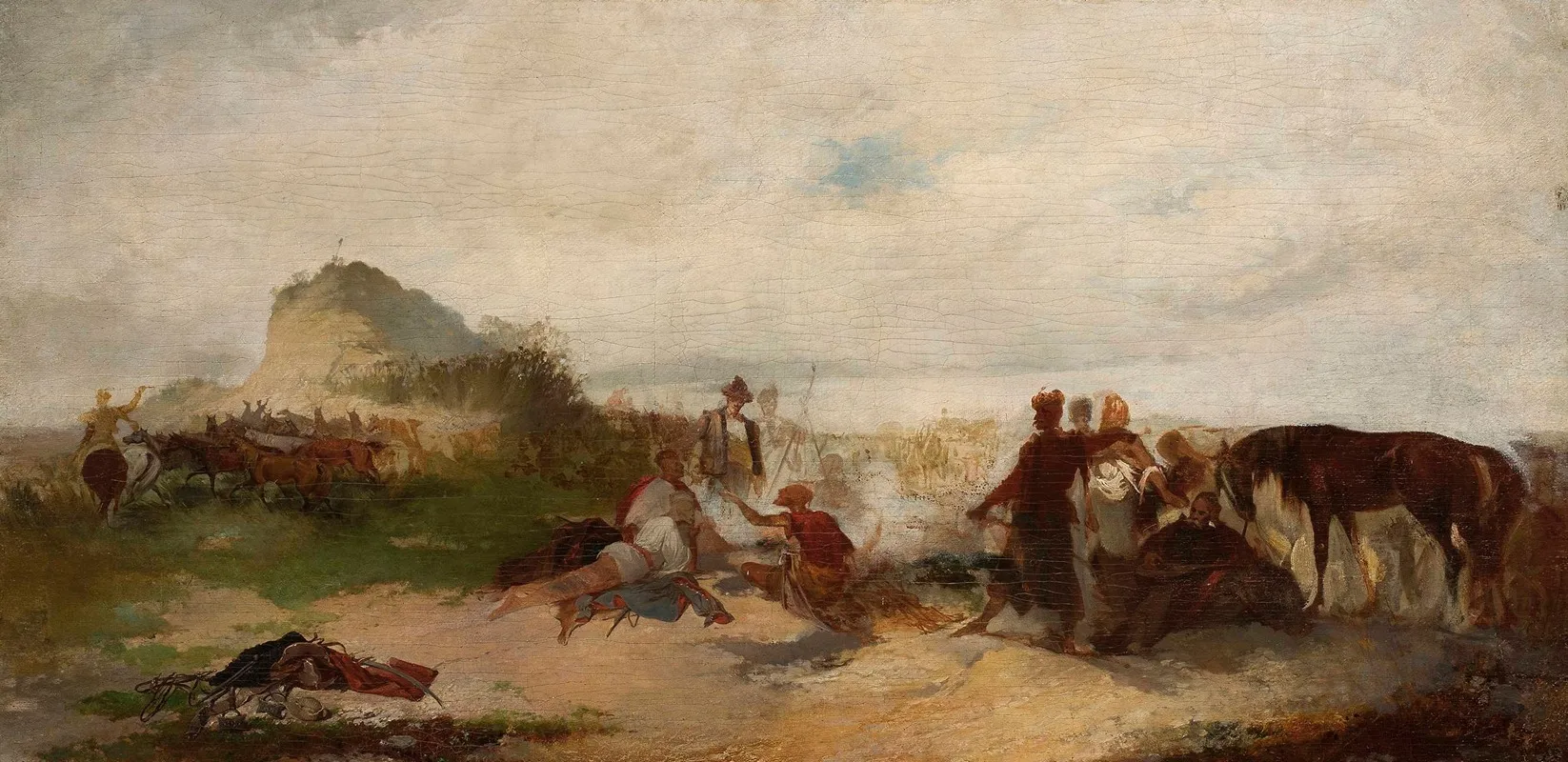 In The Steppe Wall Art by Tytus Seweryn Pilecki - High-Resolution Digital Print