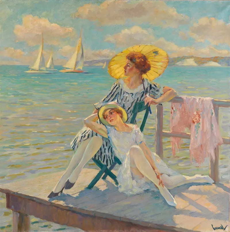 In The Sun 2 Wall Art by Edward Cucuel - High-Resolution Digital Print