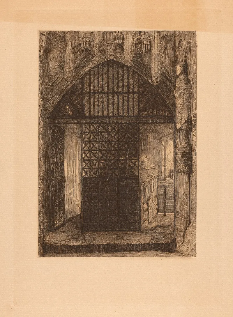 In Westminster Abbey Wall Art by John William Inchbold - High-Resolution Digital Print