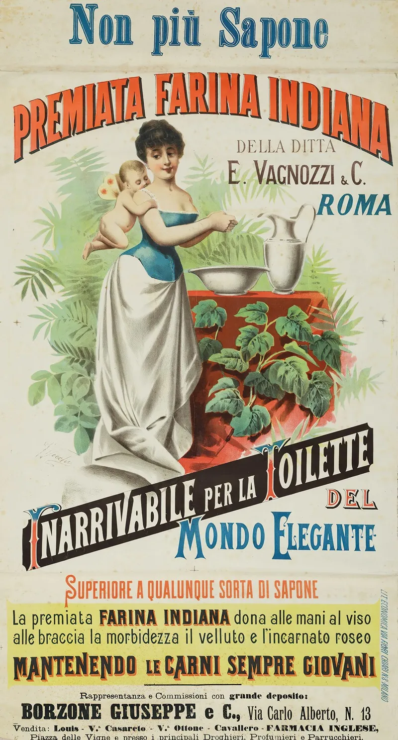 Inarrivabile Per La Toilette Del Mondo Elegante Wall Art by F. Vecchi - High-Resolution Digital Print