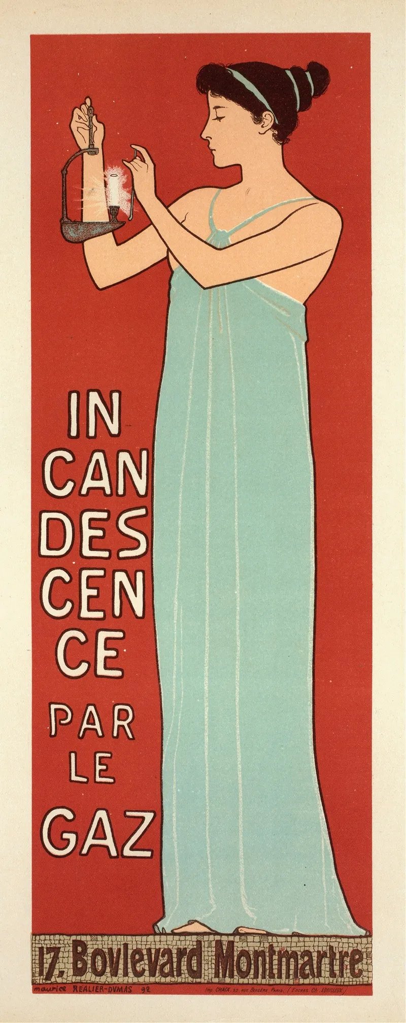 Incandescence Par Le Gaz Systeme Auer Wall Art by Maurice Réalier-Dumas - High-Resolution Digital Print