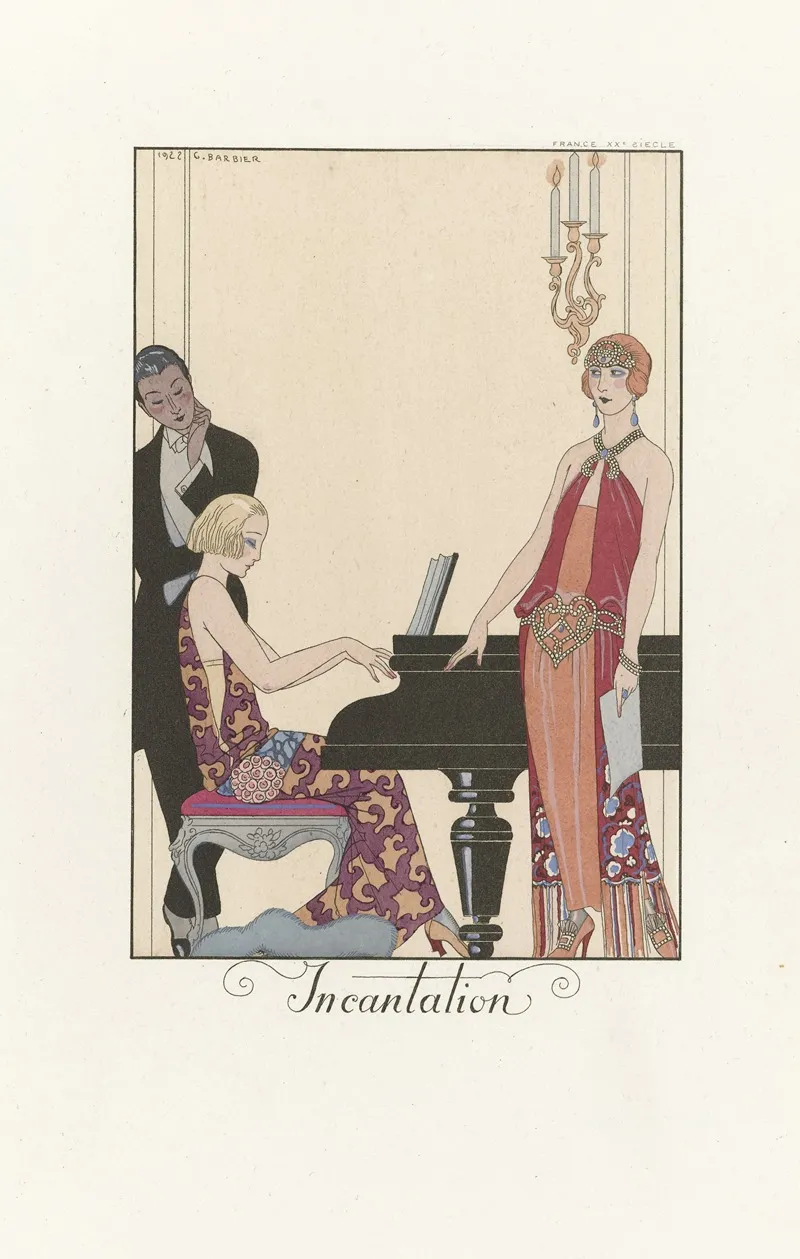 Incantation 2 Wall Art by George Barbier - High-Resolution Digital Print