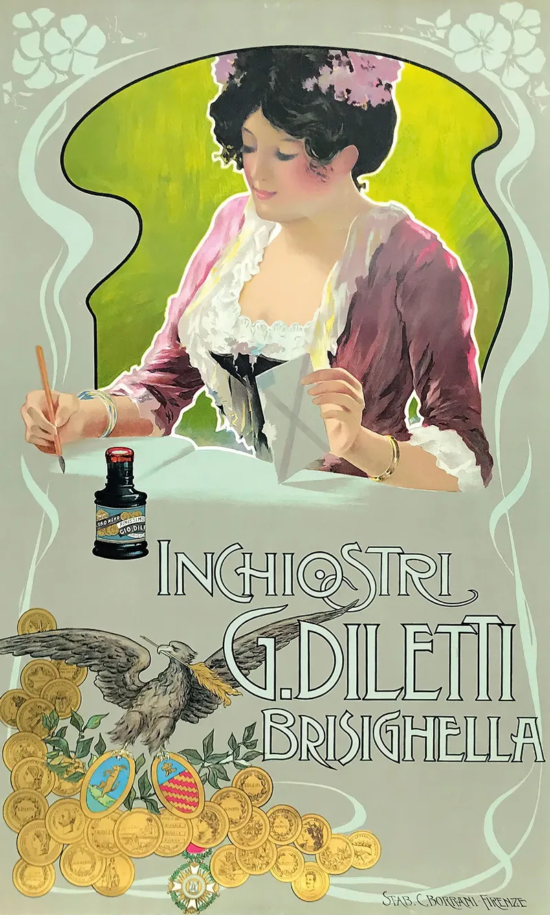 Inchiostri Diletti Brisighella Wall Art by Anonymous - High-Resolution Digital Print