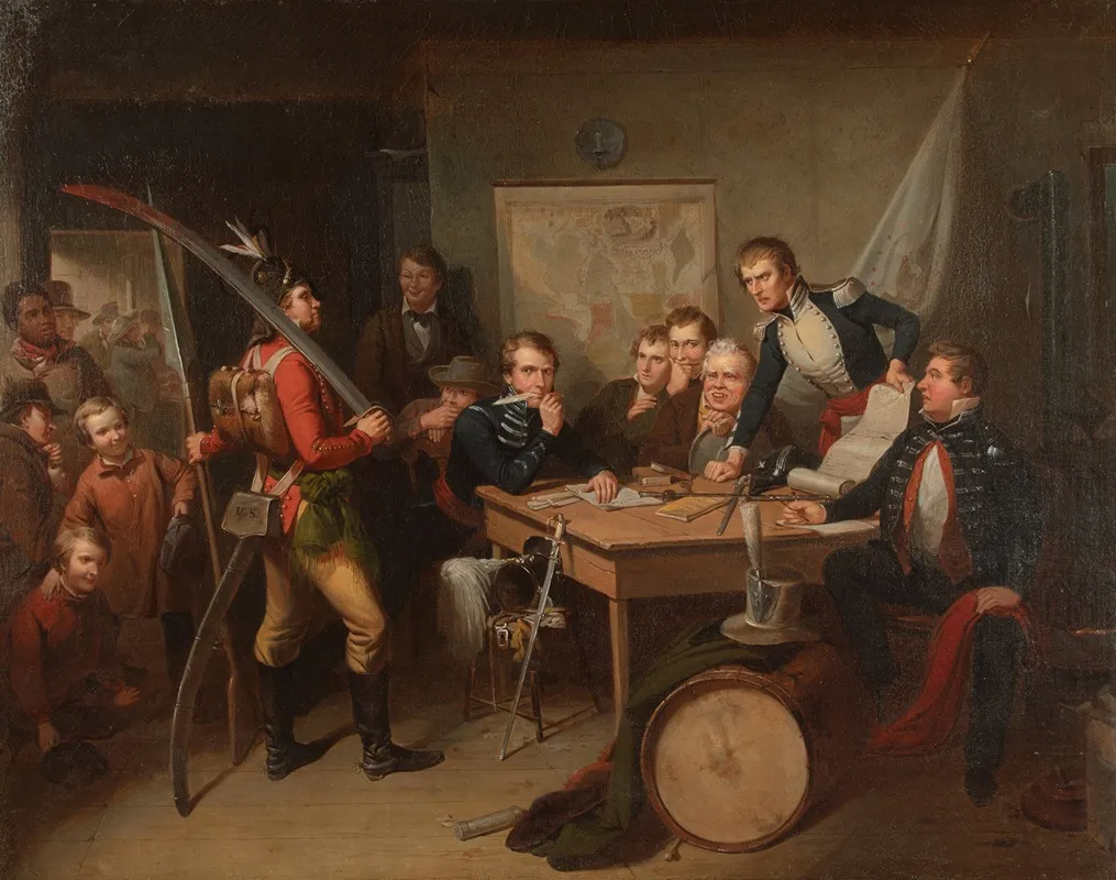 Incident At St Davids Court Martial Wall Art by Tompkins Harrison Matteson - High-Resolution Digital Print