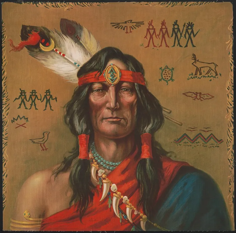 Indian Chief 3 Wall Art by Campbell, Metzger &amp; Jacobson - High-Resolution Digital Print