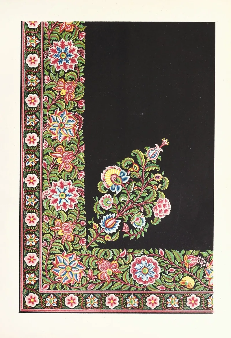 Indian Embroidered Satin Apron 2 Wall Art by John Charles Robinson - High-Resolution Digital Print